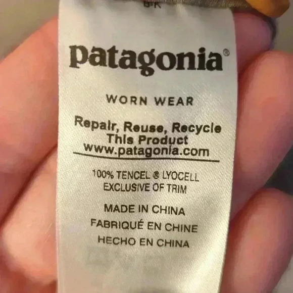 Patagonia ReCircle Bomber Jacket Olive Green Full Zip Front Flap Pocket, medium - Picture 7 of 9